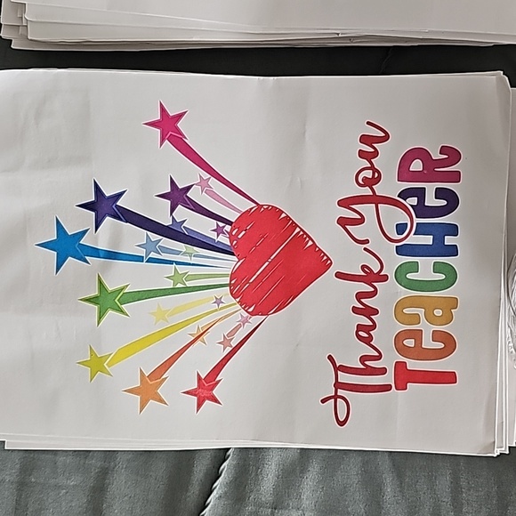 Teacher Appreciation Gift Bags Set of 6 NEW - Picture 5 of 7